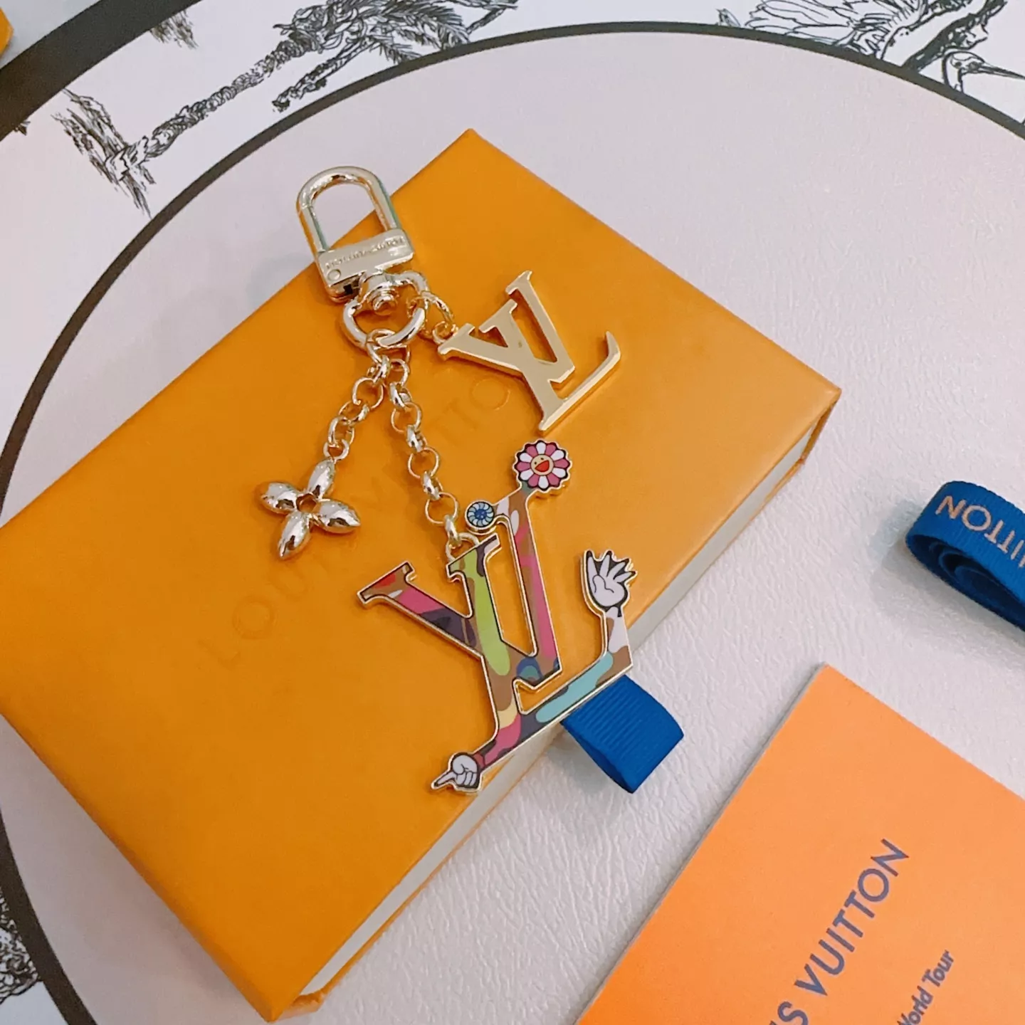 Louis Vuitton LV Key Holder And Bag Buckle Popular 7642