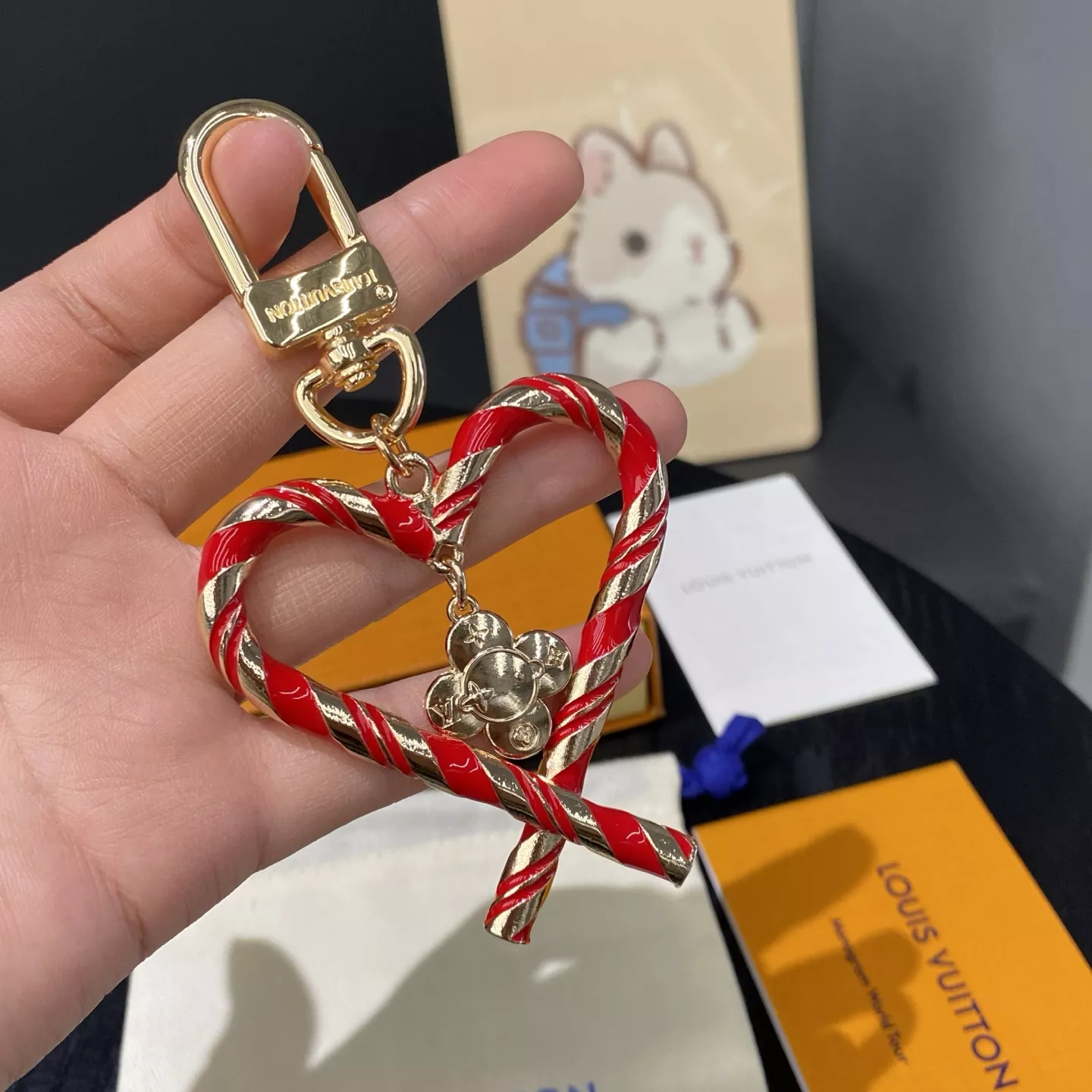Louis Vuitton LV Key Holder And Bag Buckle Unique 1874