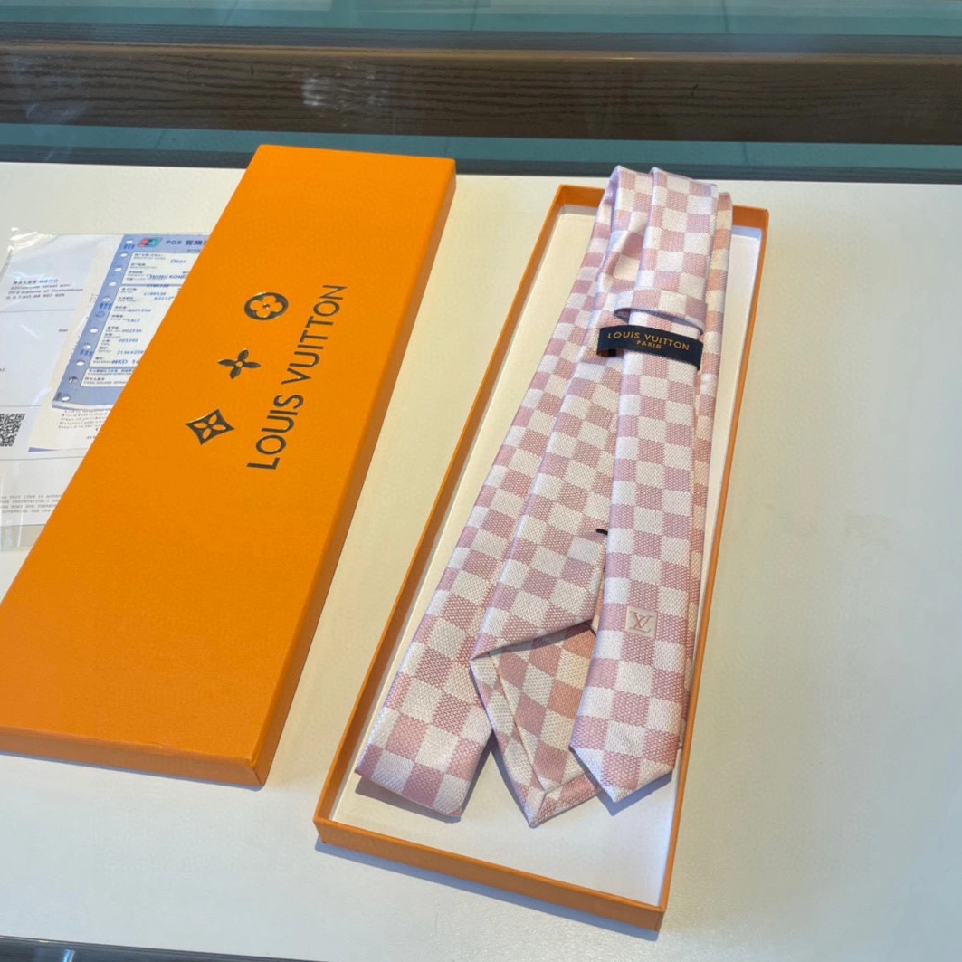 Louis Vuitton LV Necktie For Men Breathable 4993
