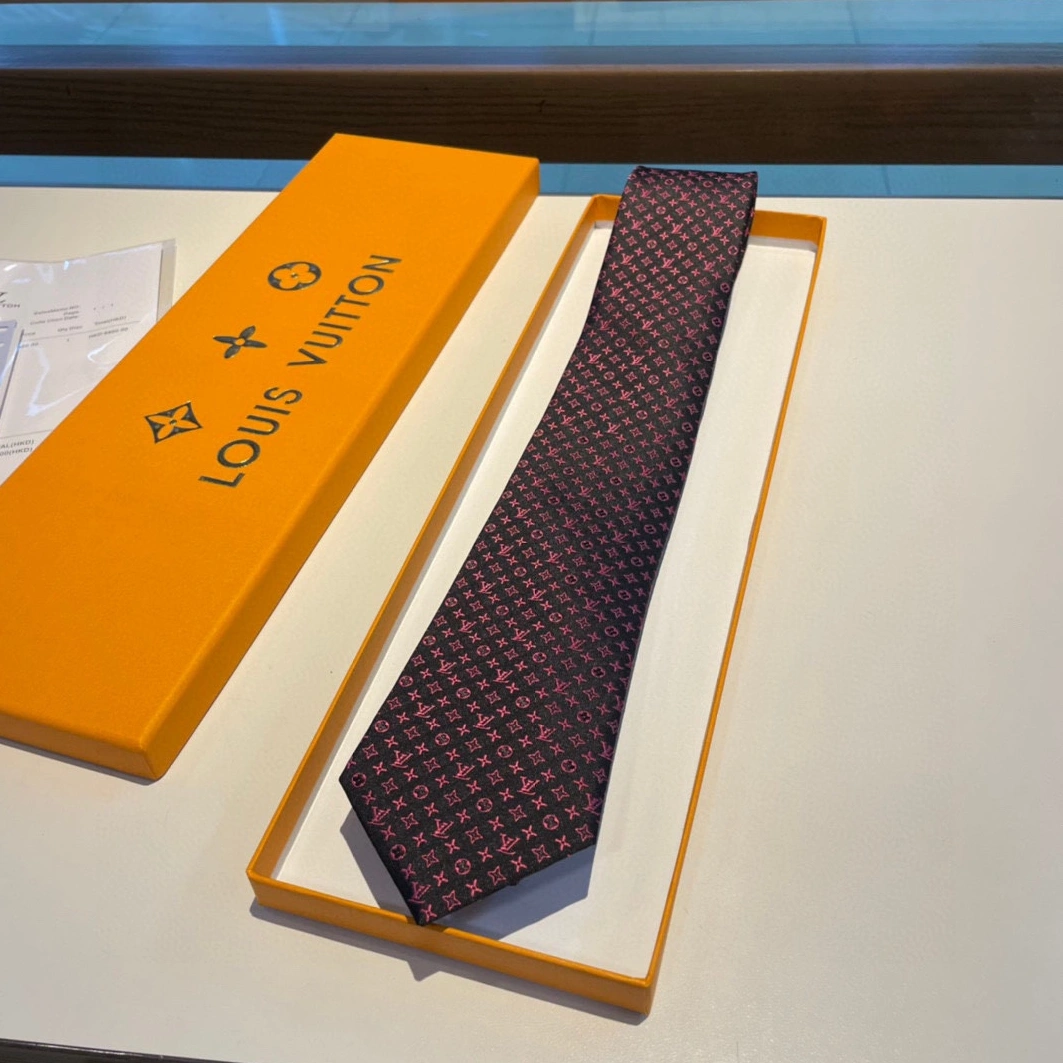 Louis Vuitton LV Necktie For Men Breathable 942