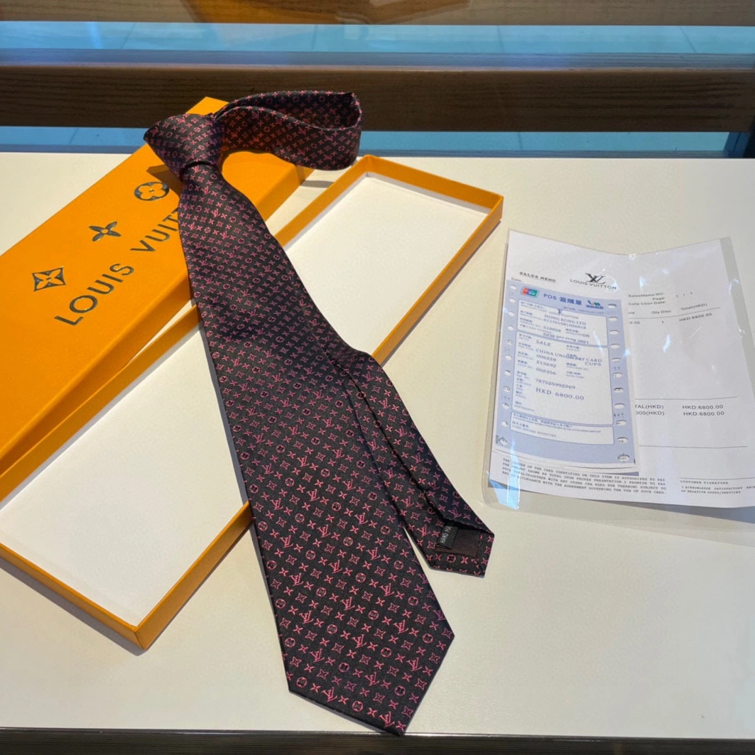 Louis Vuitton LV Necktie For Men Breathable 942