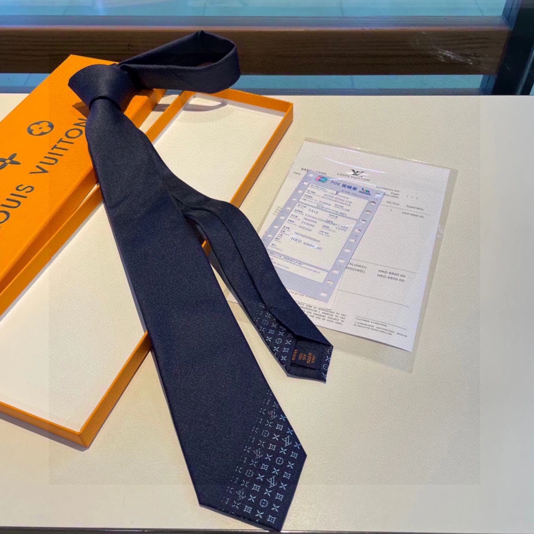 Louis Vuitton LV Necktie For Men Bright 1868