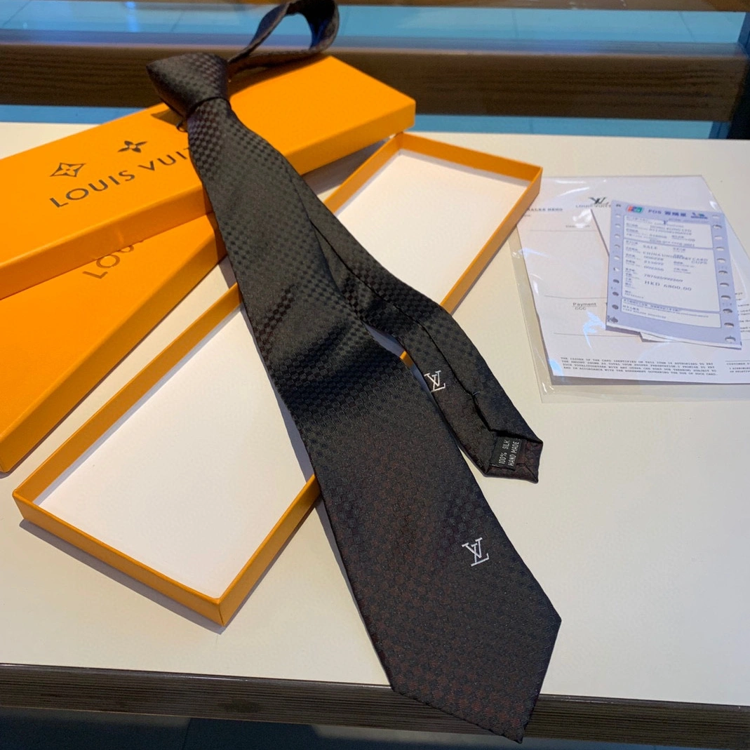 Louis Vuitton LV Necktie For Men Bright 4353