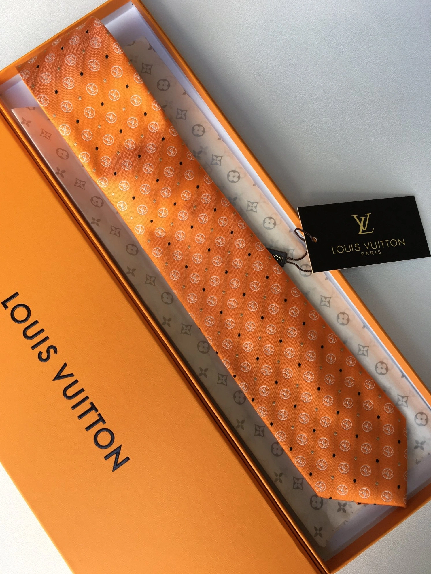 Louis Vuitton LV Necktie For Men Classic 9338
