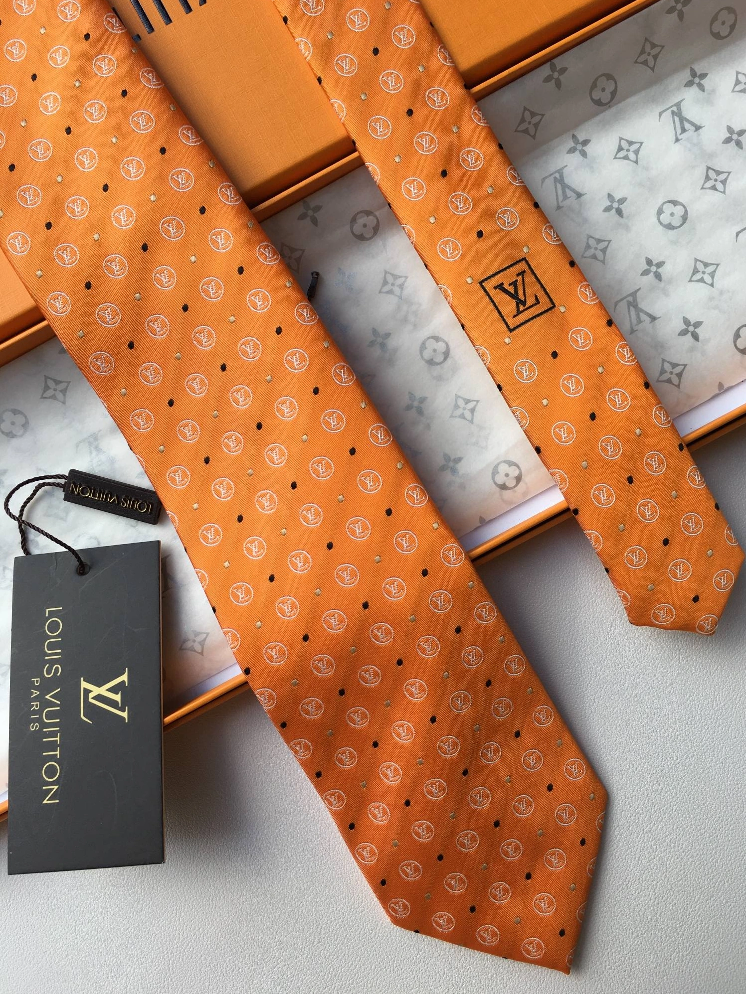 Louis Vuitton LV Necktie For Men Classic 9338