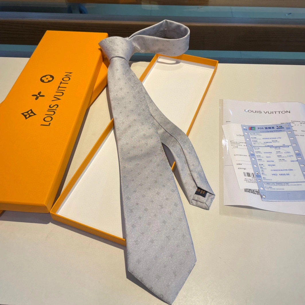 Louis Vuitton LV Necktie For Men Minimalist 1888