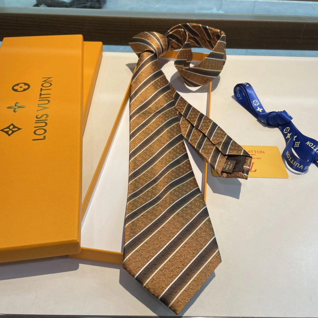 Louis Vuitton LV Necktie For Men Vibrant 2824