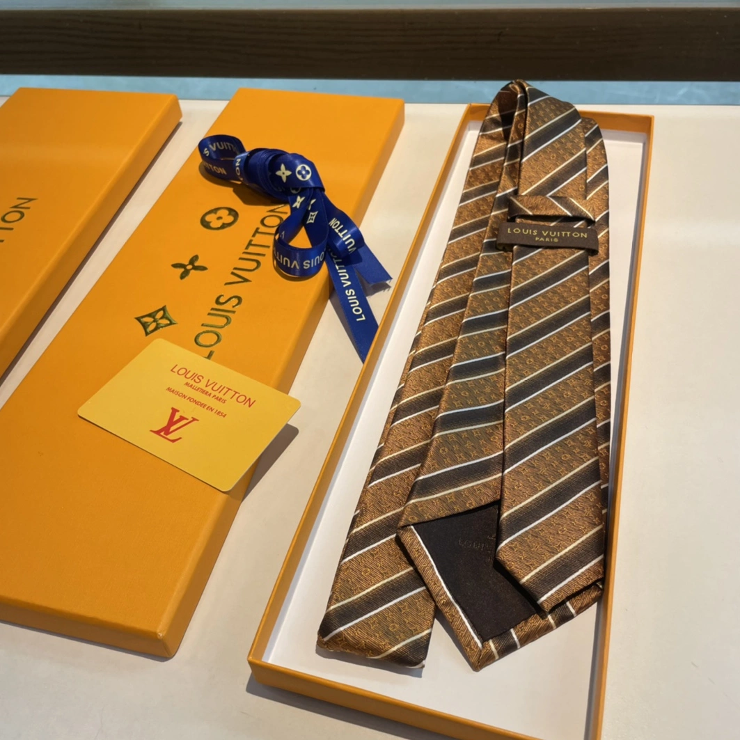 Louis Vuitton LV Necktie For Men Vibrant 2824