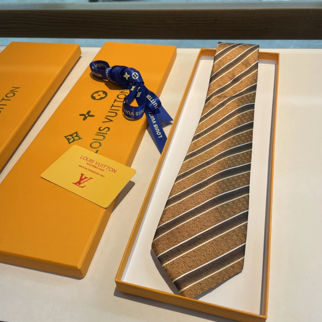 Louis Vuitton LV Necktie For Men Vibrant 2824