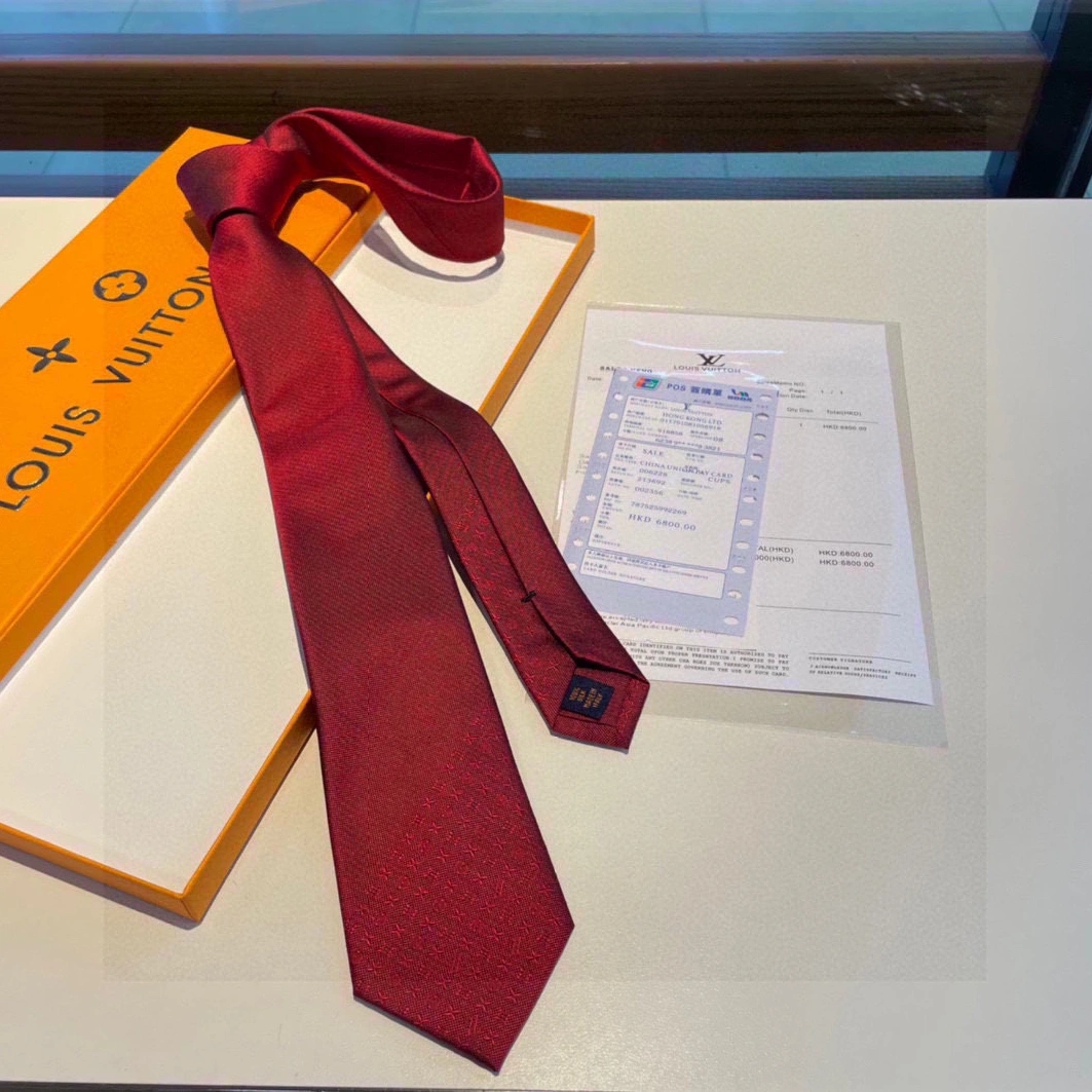 Louis Vuitton LV Necktie For Men Vibrant 3511