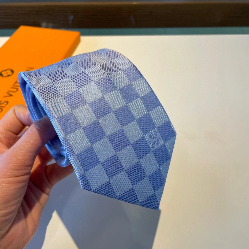 Louis Vuitton LV Necktie For Men Vibrant 4446