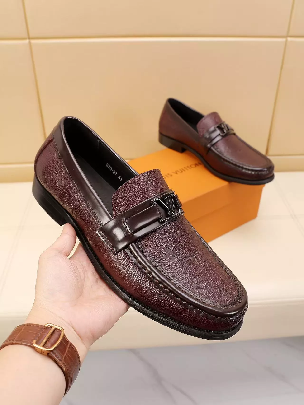 Louis Vuitton LV Oxfords Shoes For Men Breathable 6624