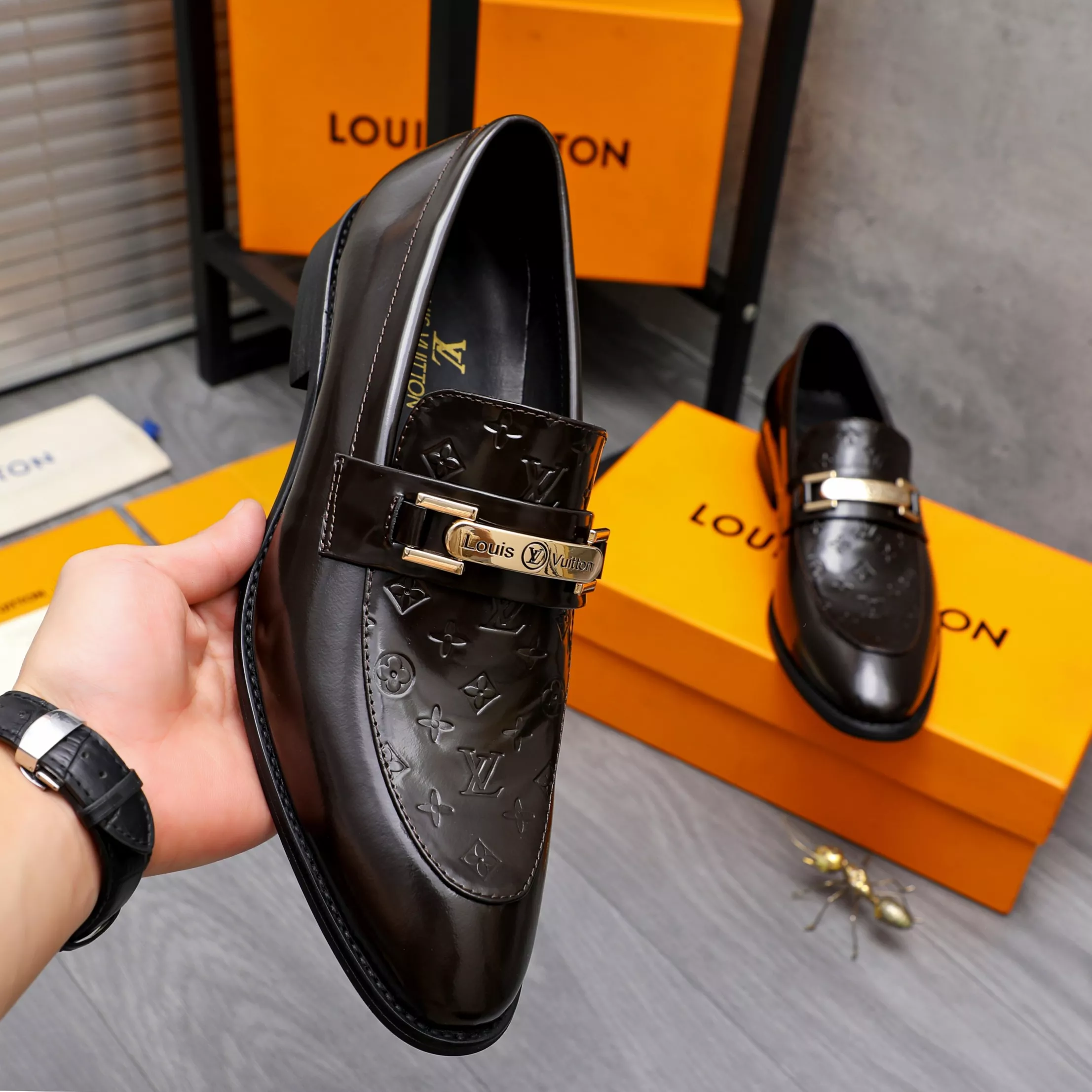 Louis Vuitton LV Oxfords Shoes For Men Flexible 3197