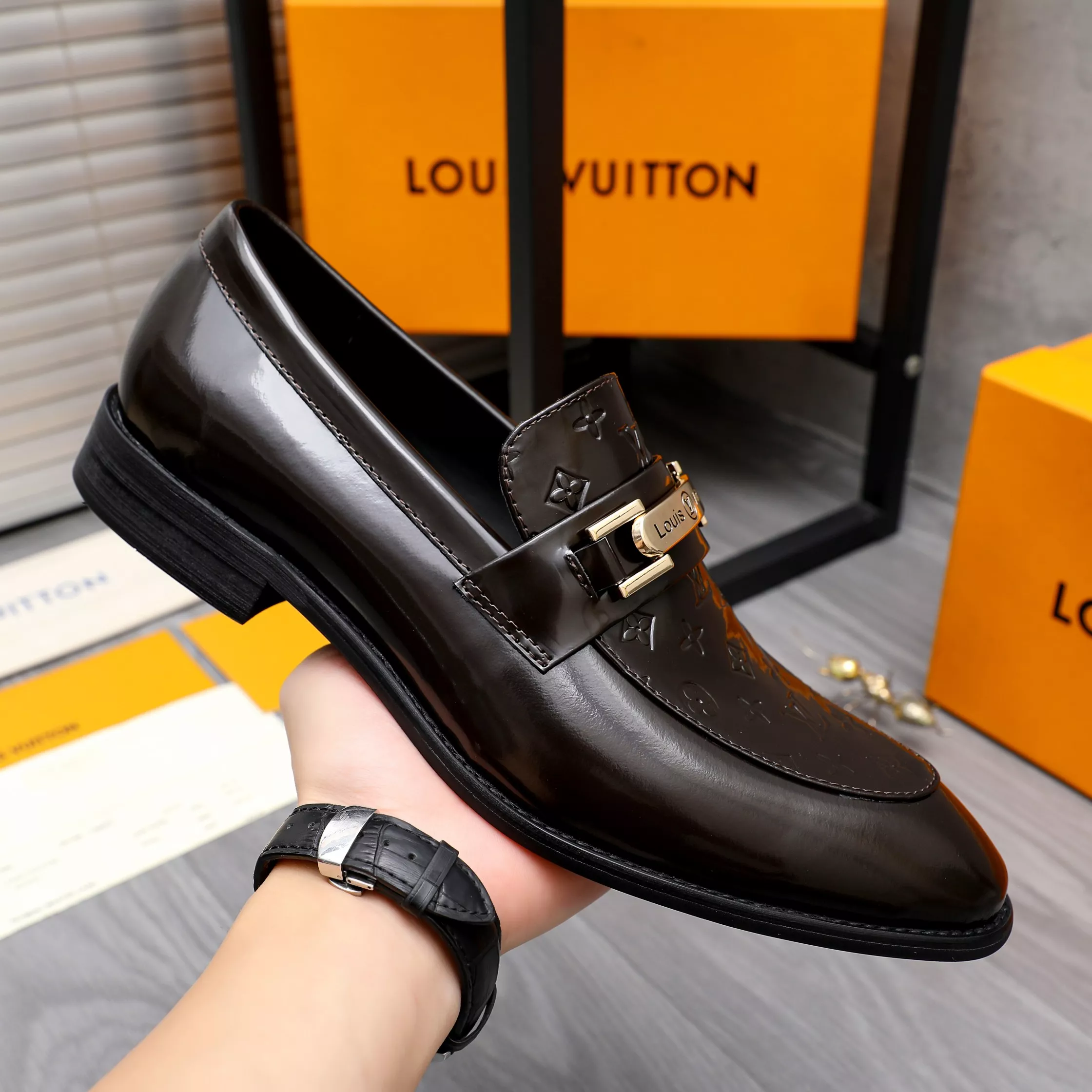 Louis Vuitton LV Oxfords Shoes For Men Flexible 3197