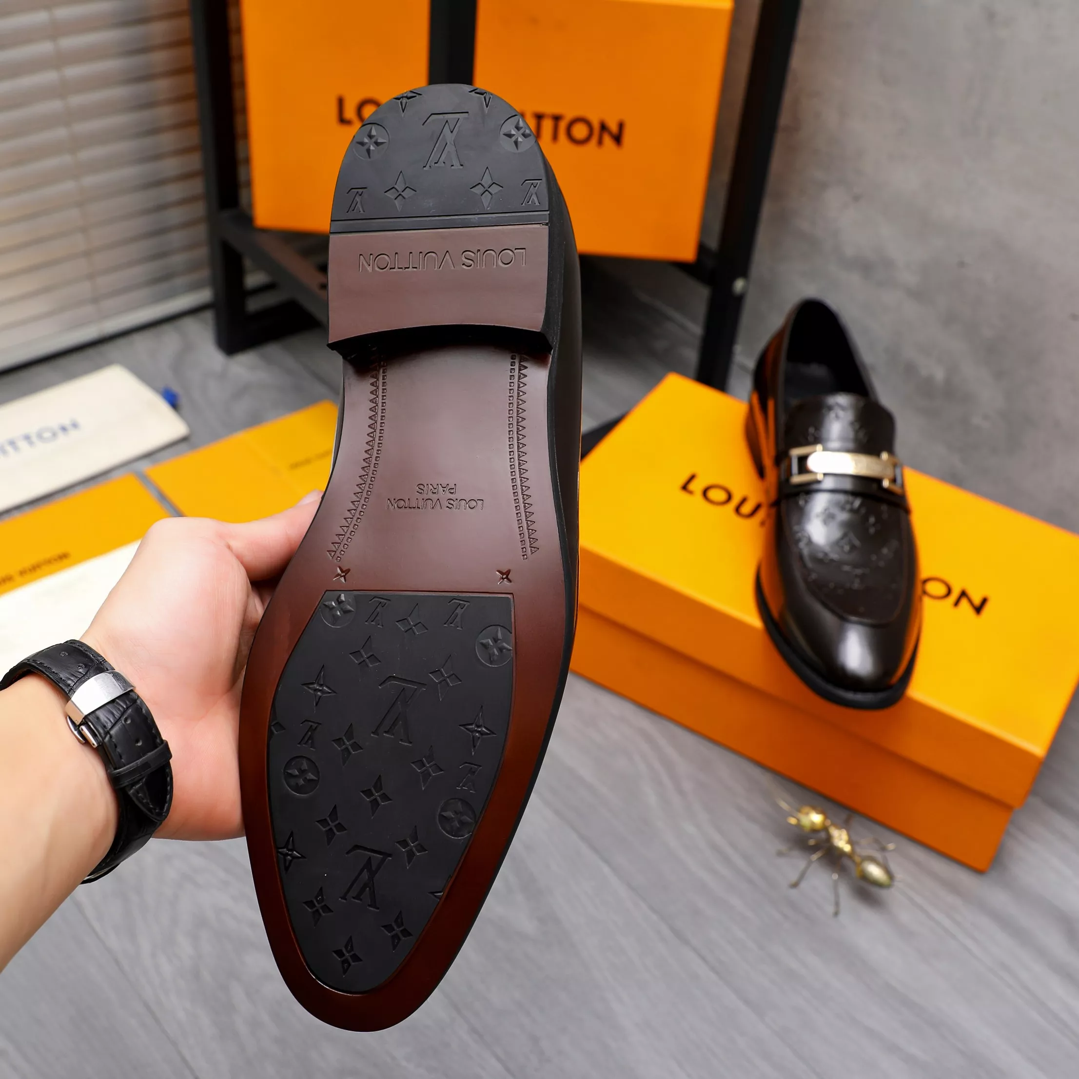 Louis Vuitton LV Oxfords Shoes For Men Flexible 3197