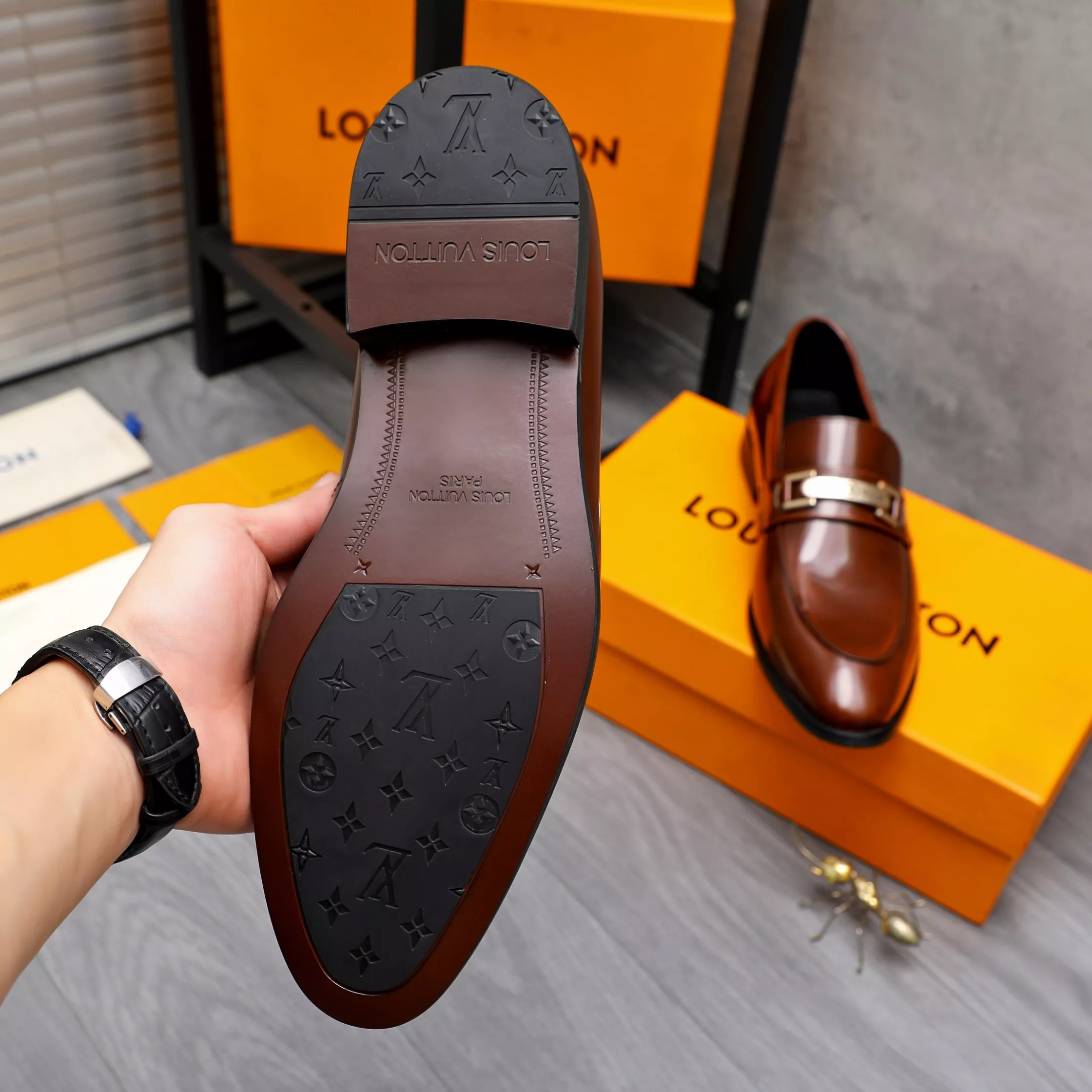Louis Vuitton LV Oxfords Shoes For Men Flexible 4522