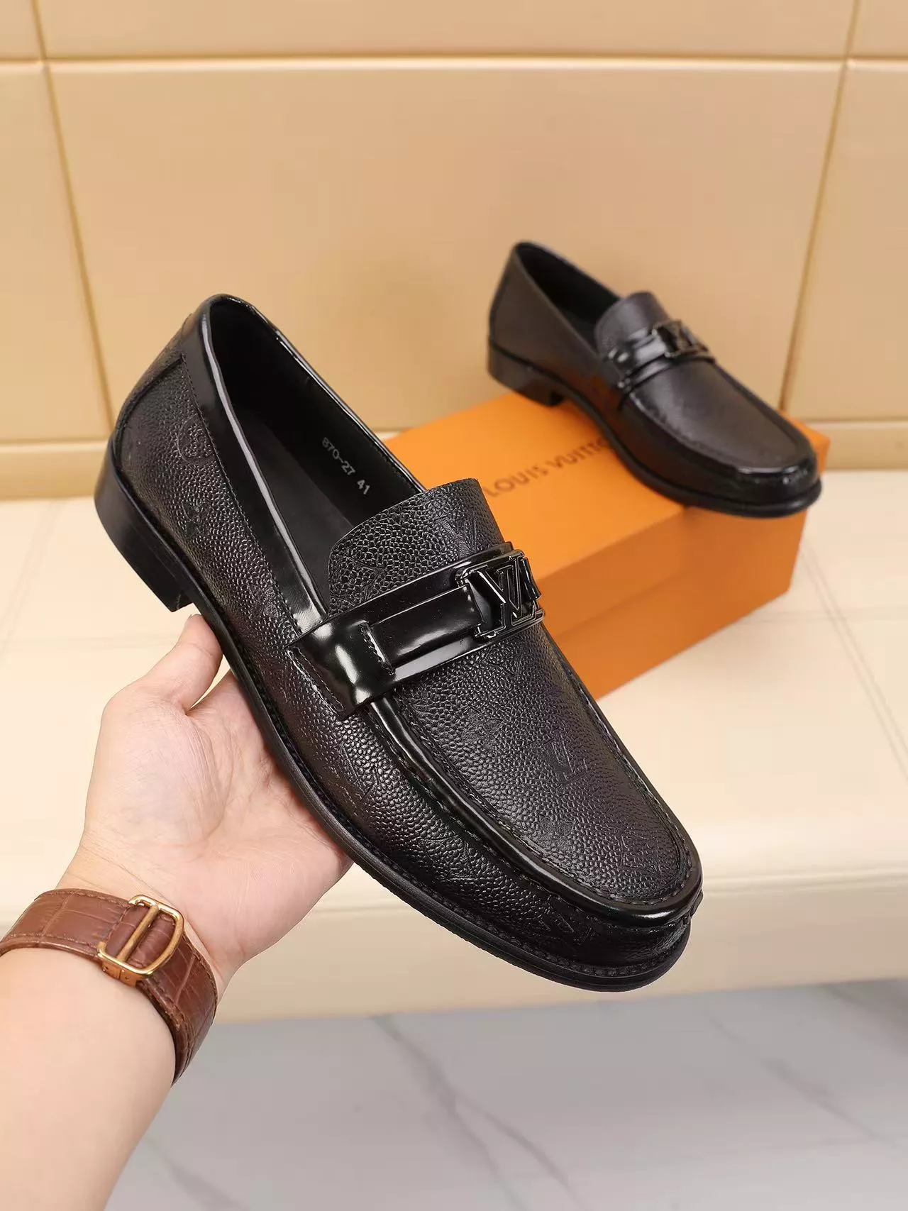 Louis Vuitton LV Oxfords Shoes For Men Flexible 6471