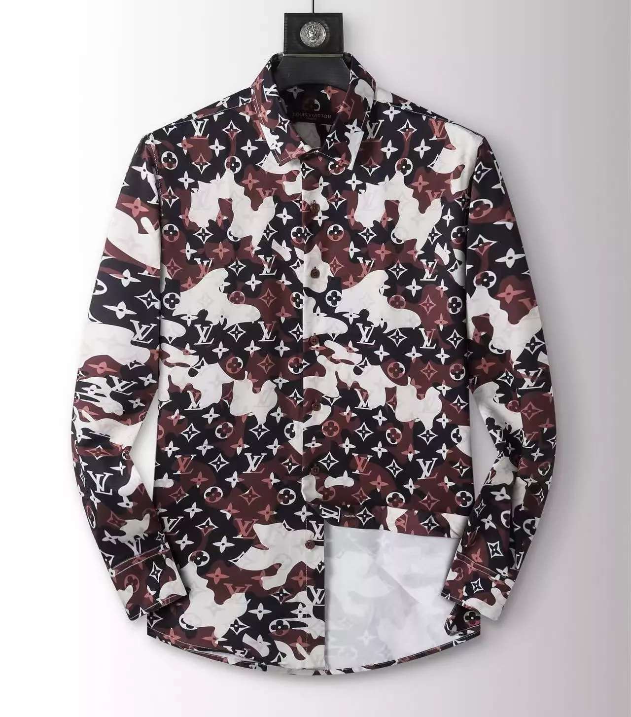 Louis Vuitton LV Shirts Long Sleeved For Men Compact 2090
