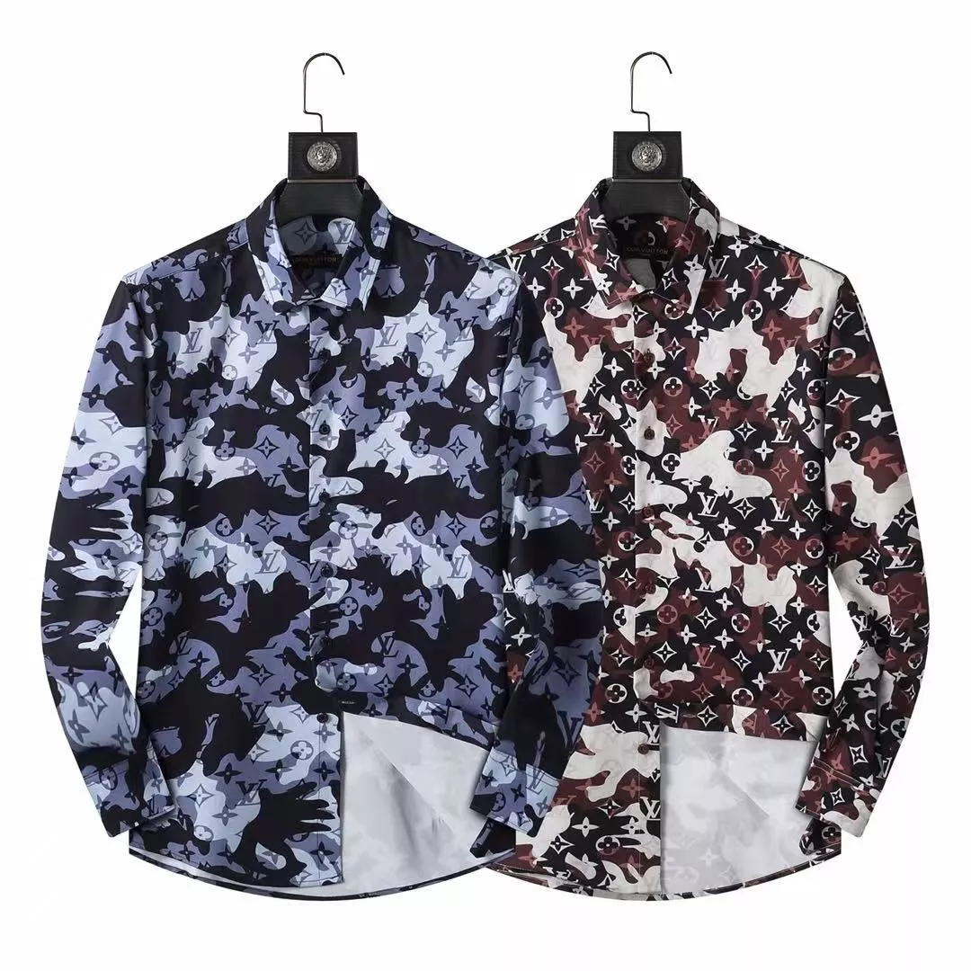 Louis Vuitton LV Shirts Long Sleeved For Men Compact 2090