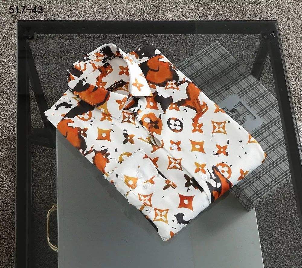 Louis Vuitton LV Shirts Long Sleeved For Men Cozy 538