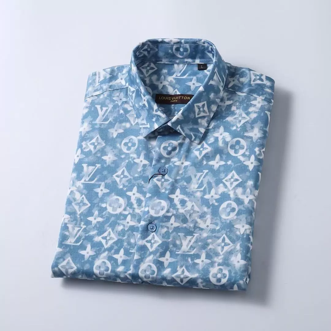Louis Vuitton LV Shirts Long Sleeved For Men Fashionable 6286