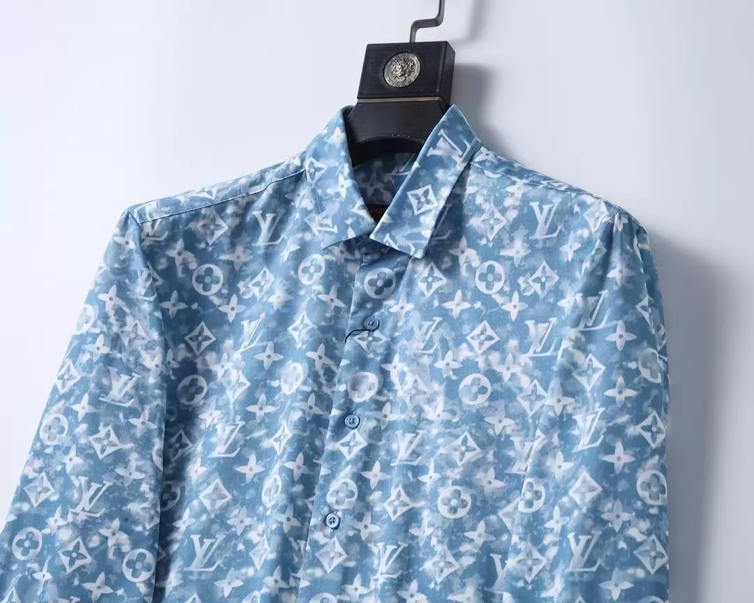 Louis Vuitton LV Shirts Long Sleeved For Men Fashionable 6286