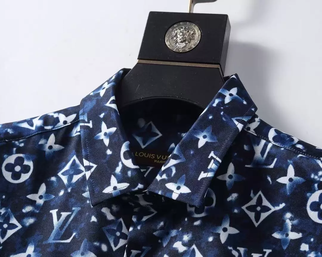 Louis Vuitton LV Shirts Long Sleeved For Men Flexible 6855