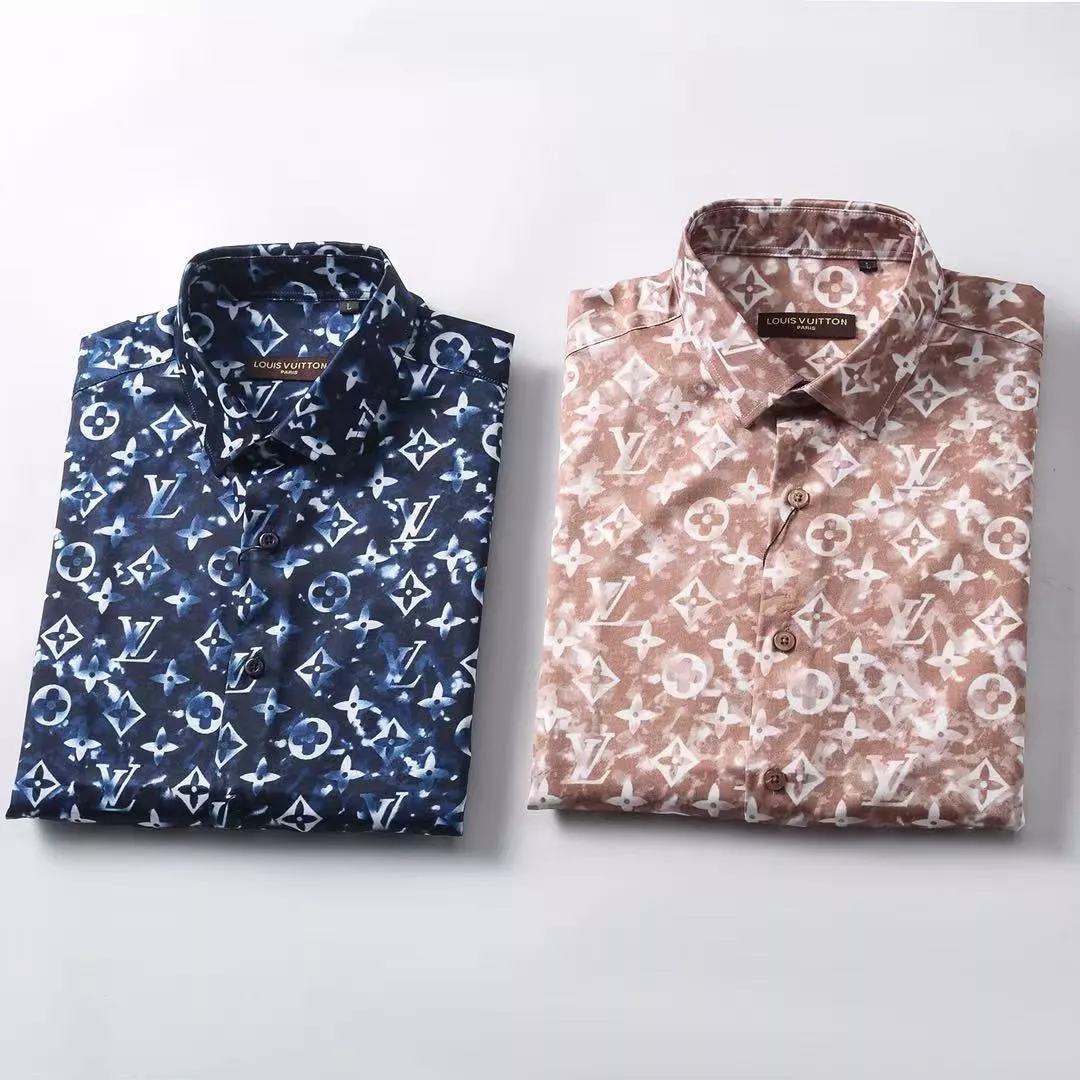 Louis Vuitton LV Shirts Long Sleeved For Men Flexible 6855