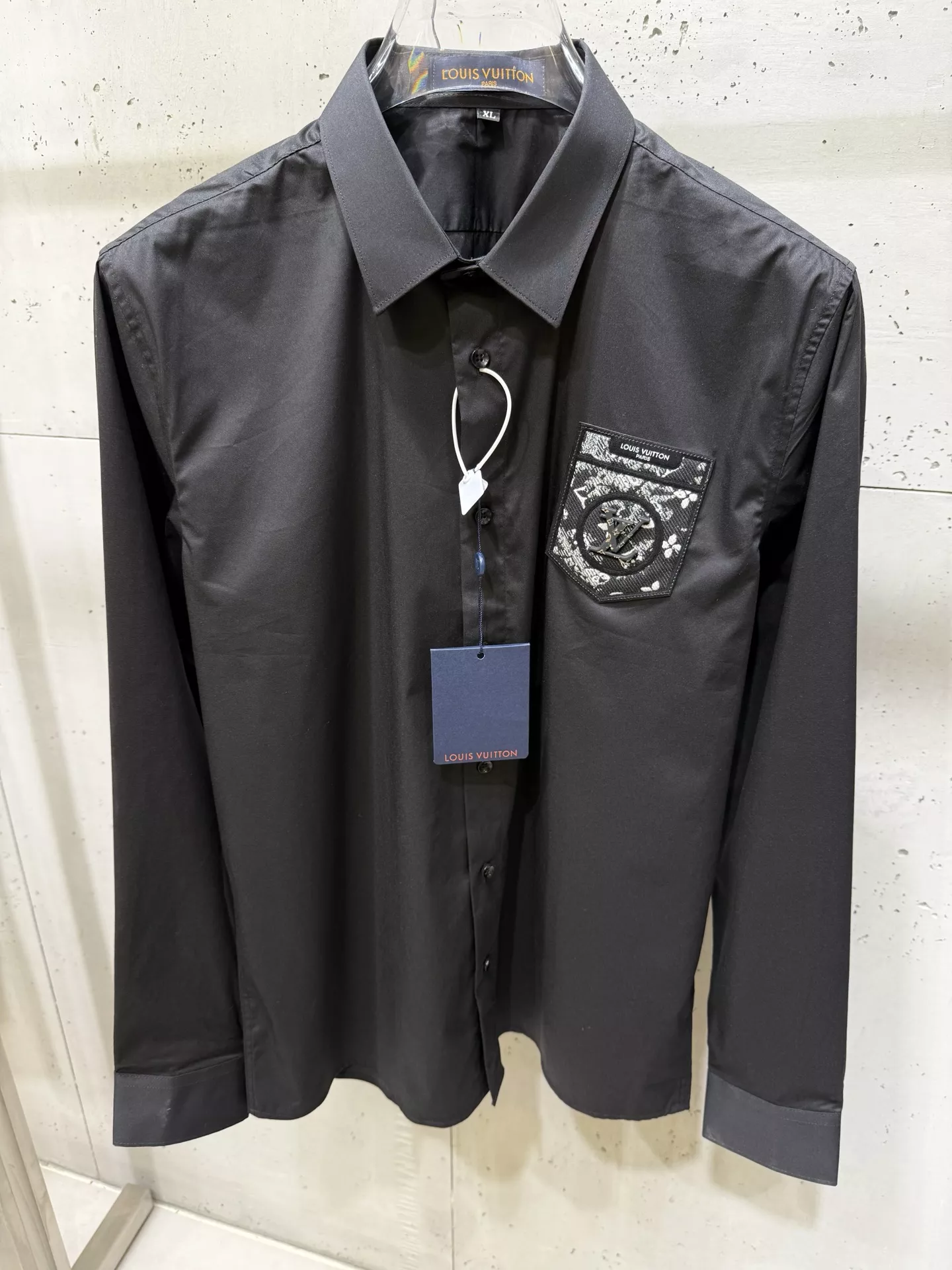 Louis Vuitton LV Shirts Long Sleeved For Men Flexible 8331