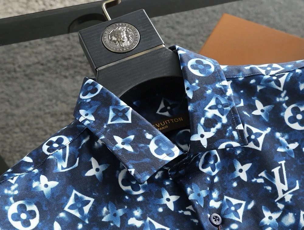 Louis Vuitton LV Shirts Long Sleeved For Men GoodFit 6654