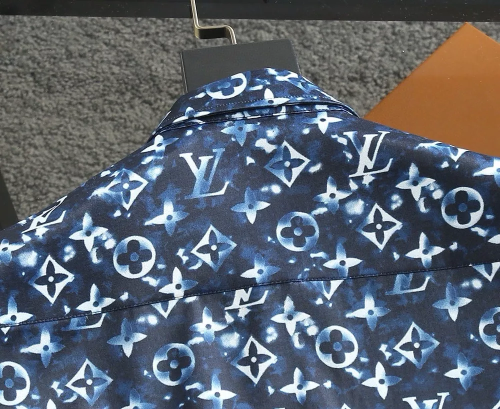 Louis Vuitton LV Shirts Long Sleeved For Men GoodFit 6654