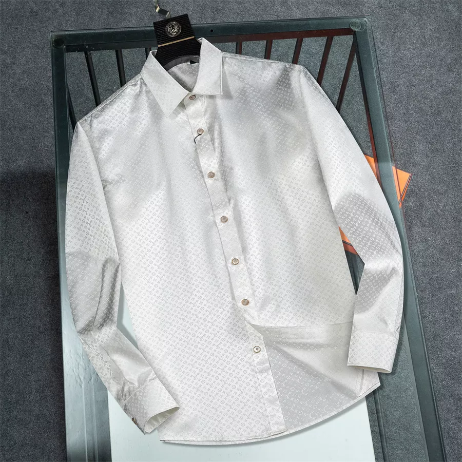 Louis Vuitton LV Shirts Long Sleeved For Men Modern 6218