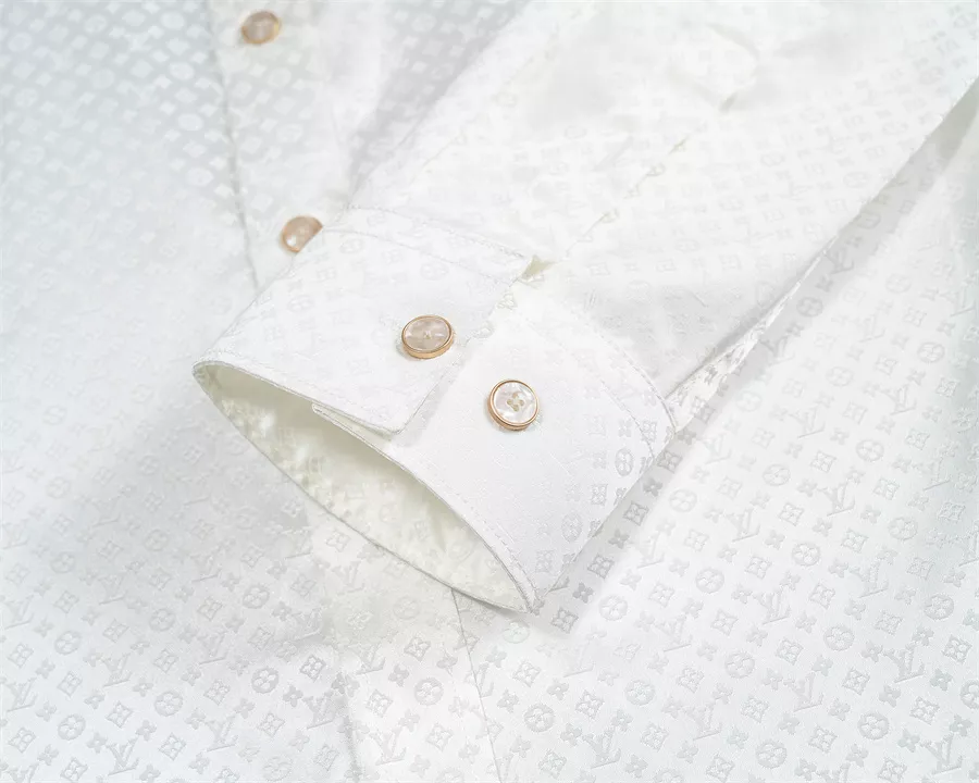 Louis Vuitton LV Shirts Long Sleeved For Men Modern 6218