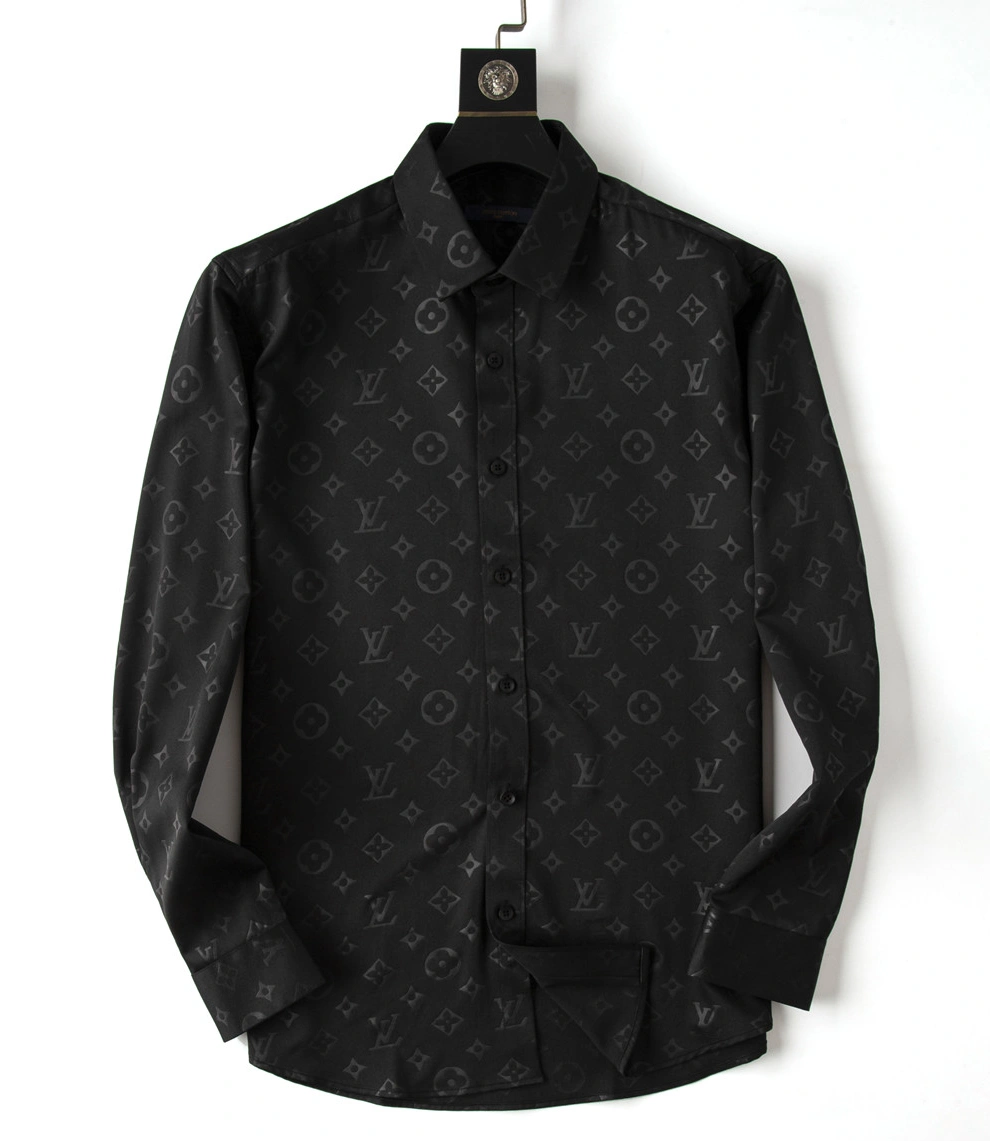 Louis Vuitton LV Shirts Long Sleeved For Men Modern 6906