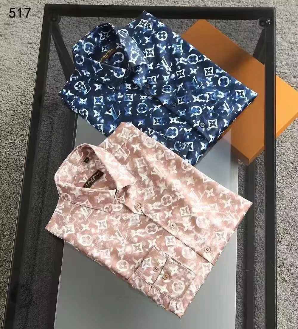 Louis Vuitton LV Shirts Long Sleeved For Men Popular 7203