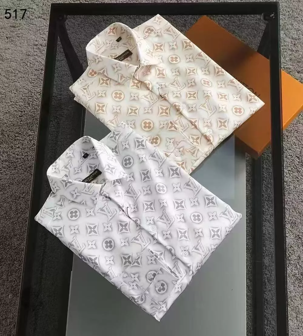 Louis Vuitton LV Shirts Long Sleeved For Men Resilient 180