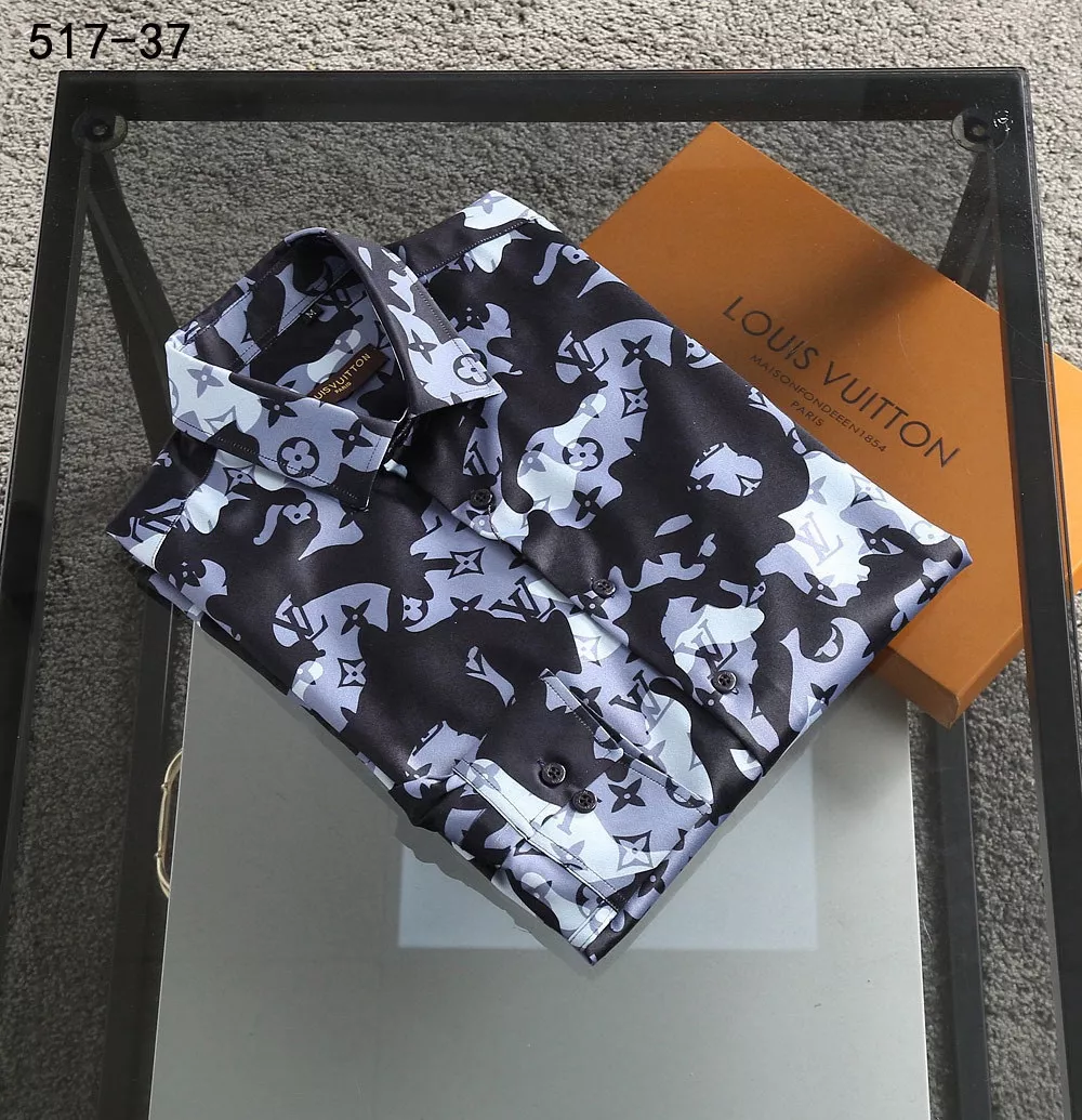 Louis Vuitton LV Shirts Long Sleeved For Men Unique 8505