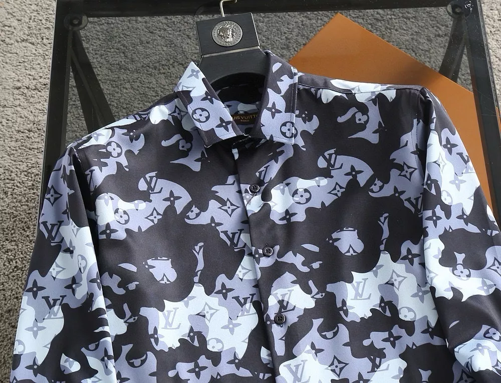 Louis Vuitton LV Shirts Long Sleeved For Men Unique 8505