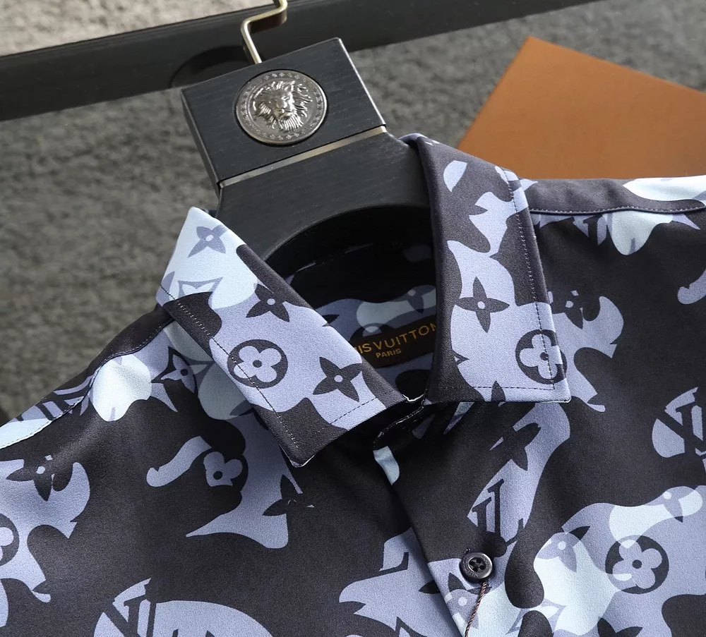Louis Vuitton LV Shirts Long Sleeved For Men Unique 8505