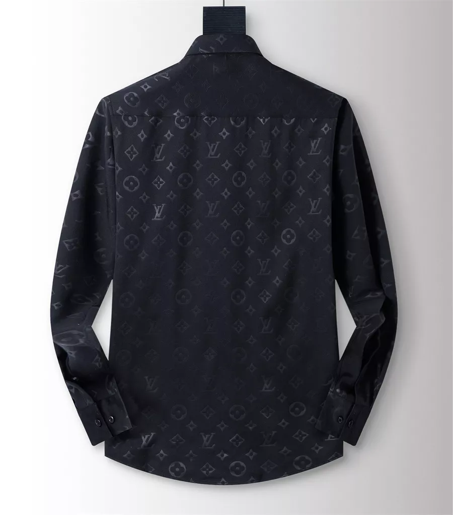 Louis Vuitton LV Shirts Long Sleeved For Men Vibrant 6396