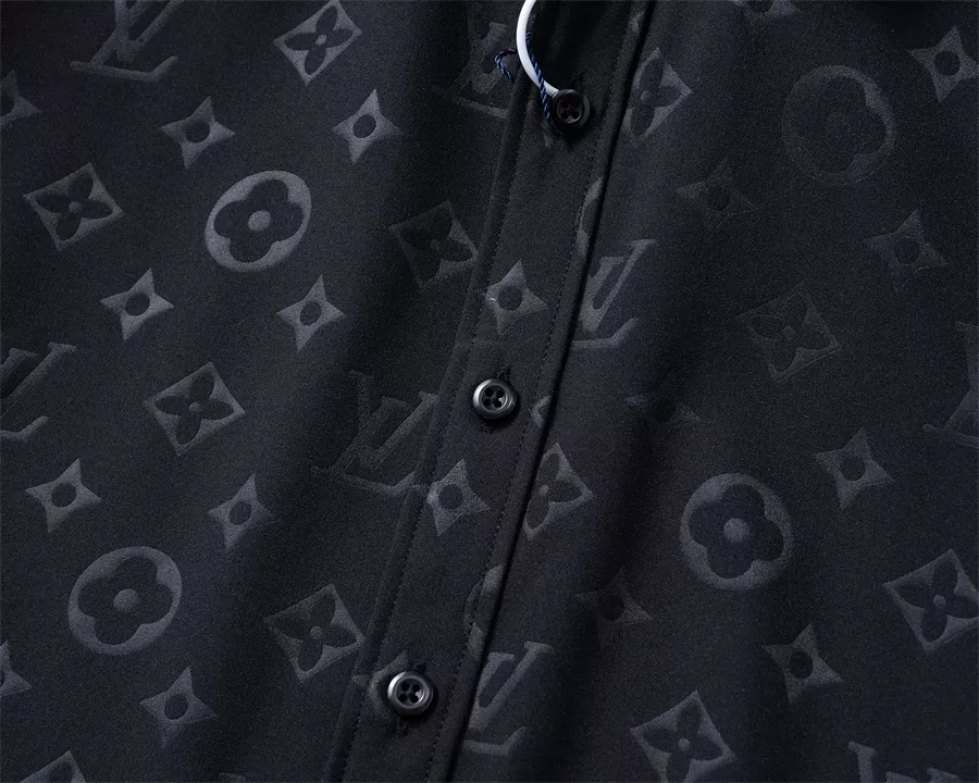 Louis Vuitton LV Shirts Long Sleeved For Men Vibrant 6396