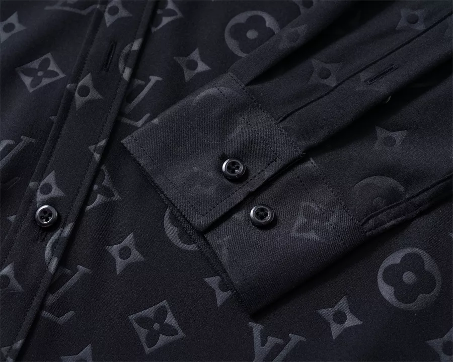 Louis Vuitton LV Shirts Long Sleeved For Men Vibrant 6396
