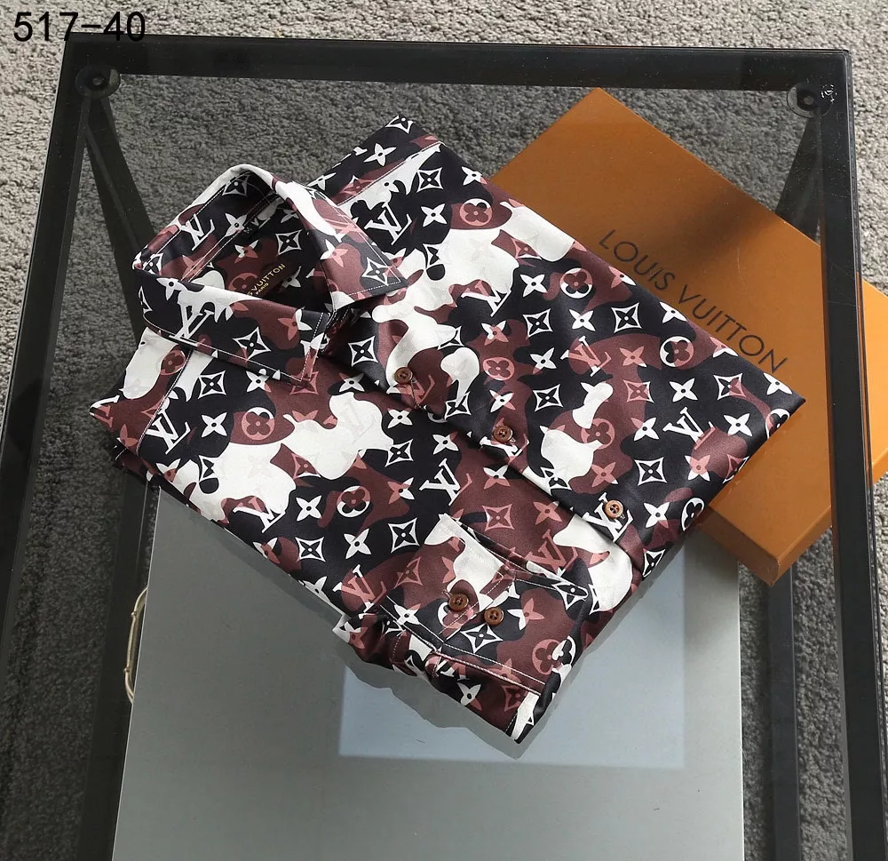Louis Vuitton LV Shirts Long Sleeved For Men WellDesigned 2829