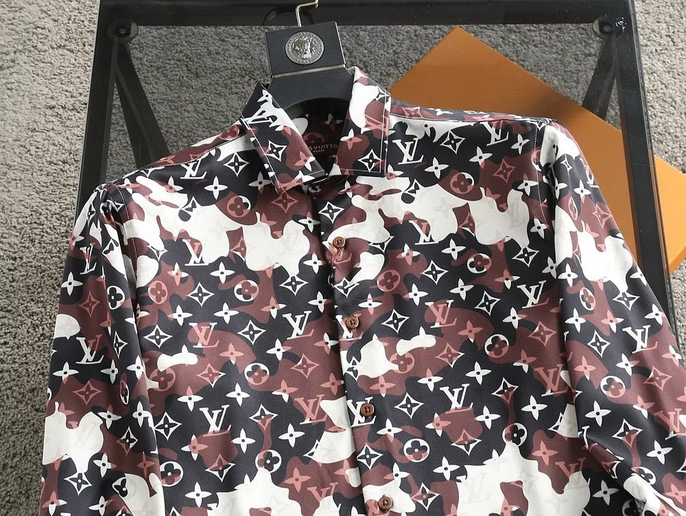 Louis Vuitton LV Shirts Long Sleeved For Men WellDesigned 2829