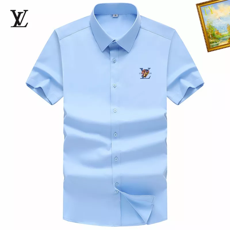 Louis Vuitton LV Shirts Short Sleeved For Men Bold 2426