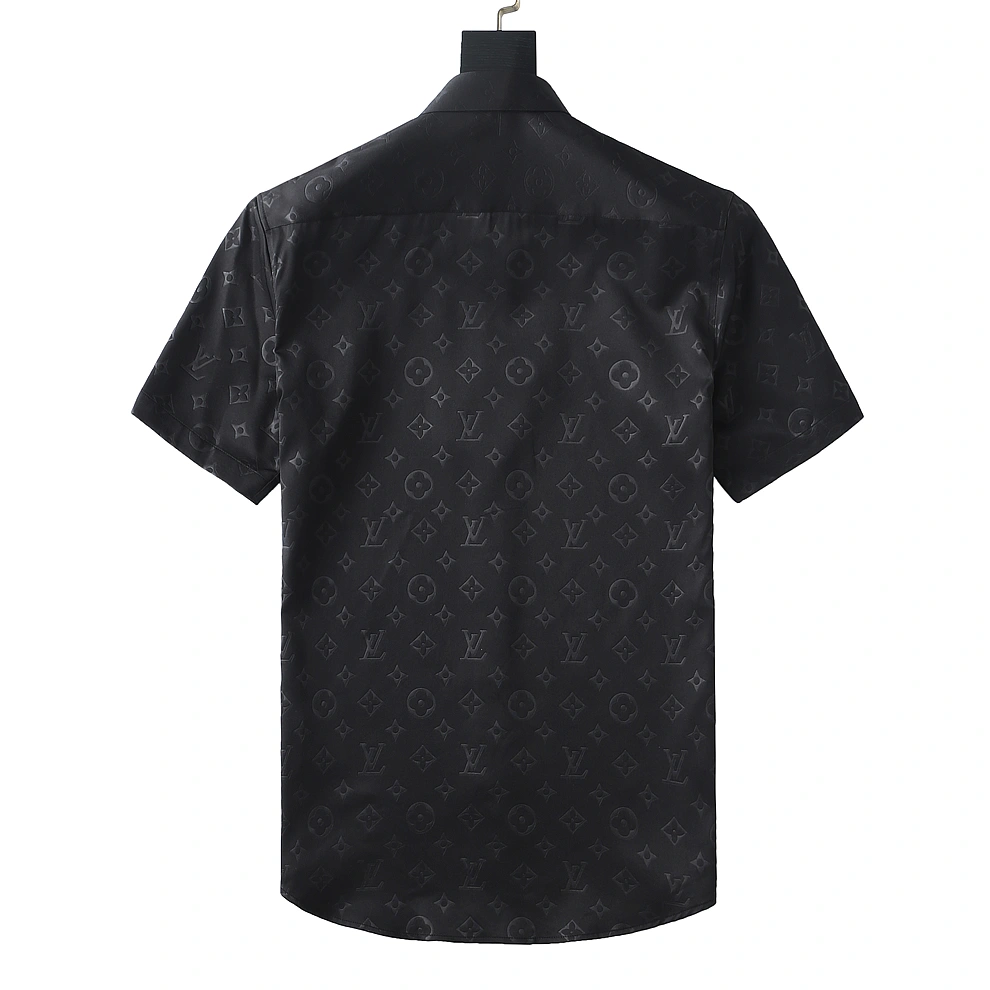 Louis Vuitton LV Shirts Short Sleeved For Men Bold 4345