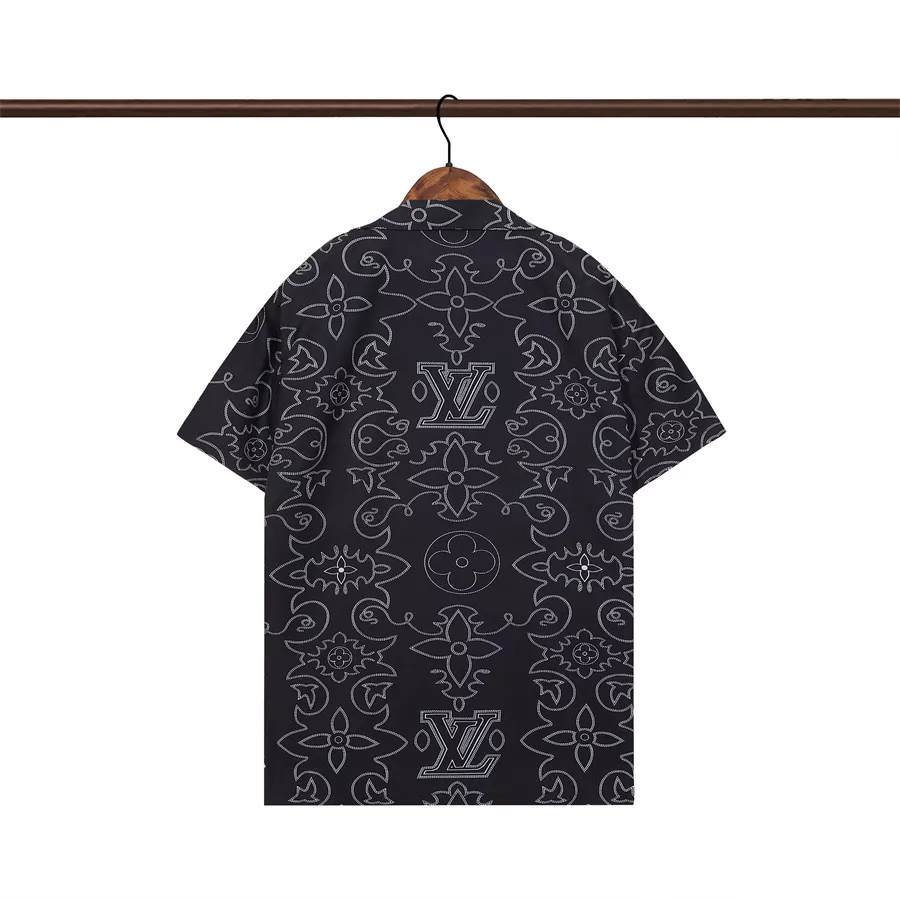Louis Vuitton LV Shirts Short Sleeved For Men Comfortable 2266
