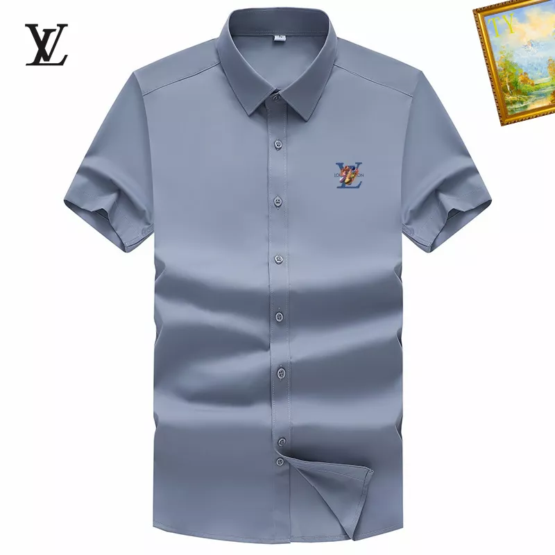 Louis Vuitton LV Shirts Short Sleeved For Men Cozy 3239