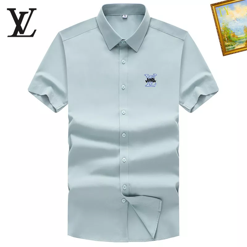 Louis Vuitton LV Shirts Short Sleeved For Men Durable 9854