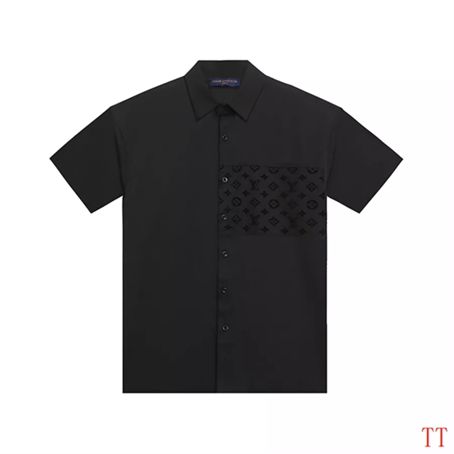 Louis Vuitton LV Shirts Short Sleeved For Men Elegant 9406